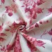 Red fucsia flower fabric by the meter