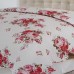 Double bed Soft quilt Sonia Red-pink