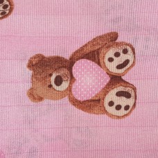 Pink fabric withe teddies