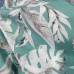 Tiffany loneta with gray leaves 280x260cm