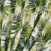 Green felce leaves cotton fabric 280x260cm loneta