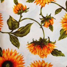 Sunflower loneta fabric