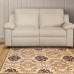 Geko brown arabesque carpet 100x180