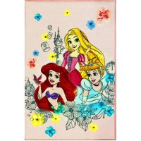 Disney Princess Ariel Cindarella Rapunzel carpet 80X120