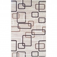 Tappeto geko 100x180 geometrico beige e marrone