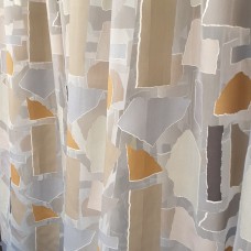 Black beige Cataluna curtain fabric h300cm