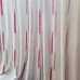 Bella h320cm fabric for curtain with pink lines
