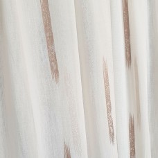 Bella h320cm fabric for curtain with brown lines