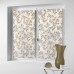 French curtain with little beige and dover flowers